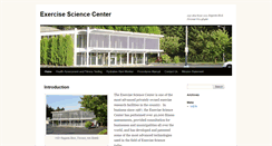 Desktop Screenshot of exercisesciencecenter.org